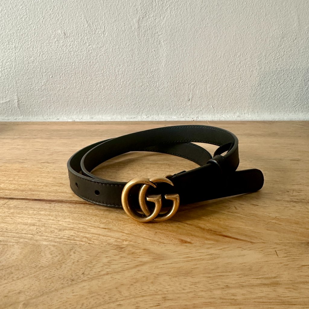 Gucci Marmont Gg Belt Authentic